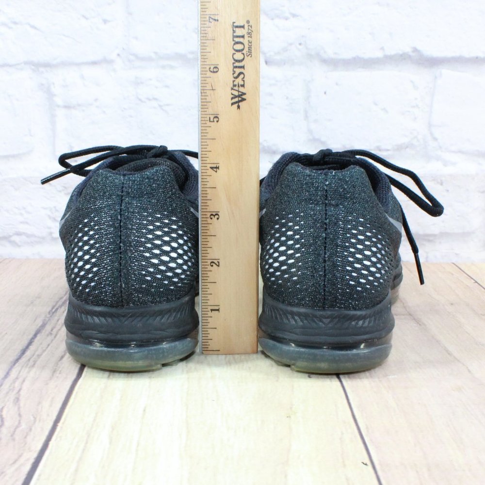 Nike Zoom All Out Black Mesh Lace-up Running Sneaker Shoes Size 7.5 - Picture 8 of 9